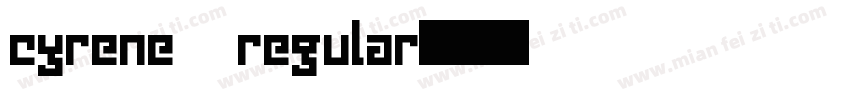 cyrene regular字体转换